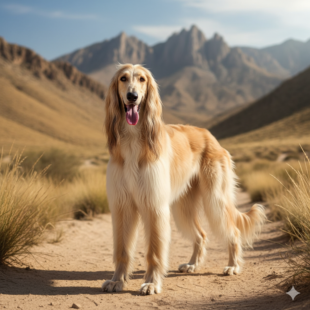 Afghan Hound dog
