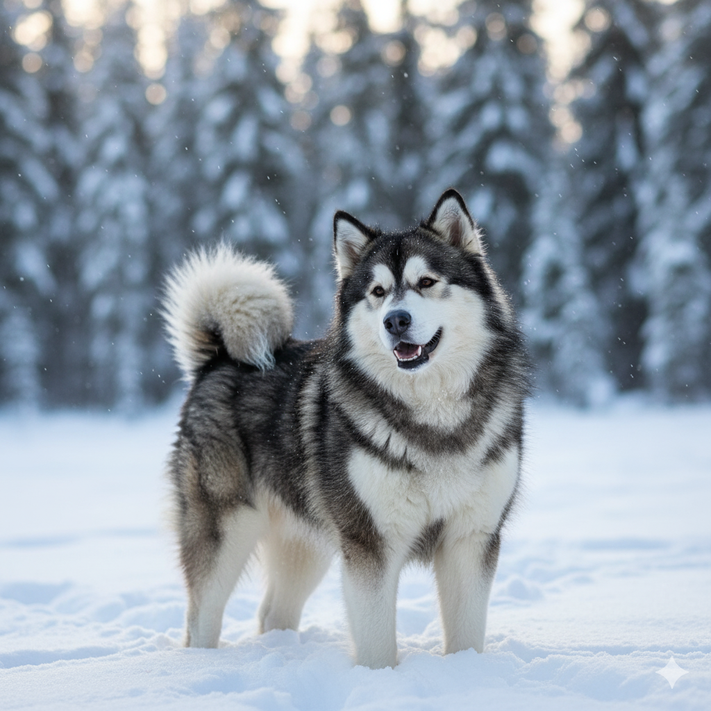 Alaskan Malamute dog
